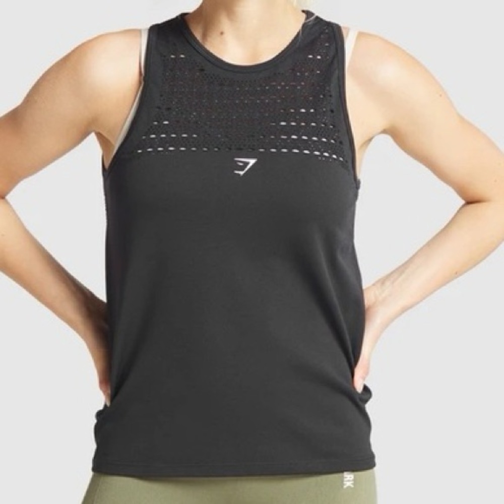 Gymshark Energy Seamless Laser Cut Tank Top ~ Small